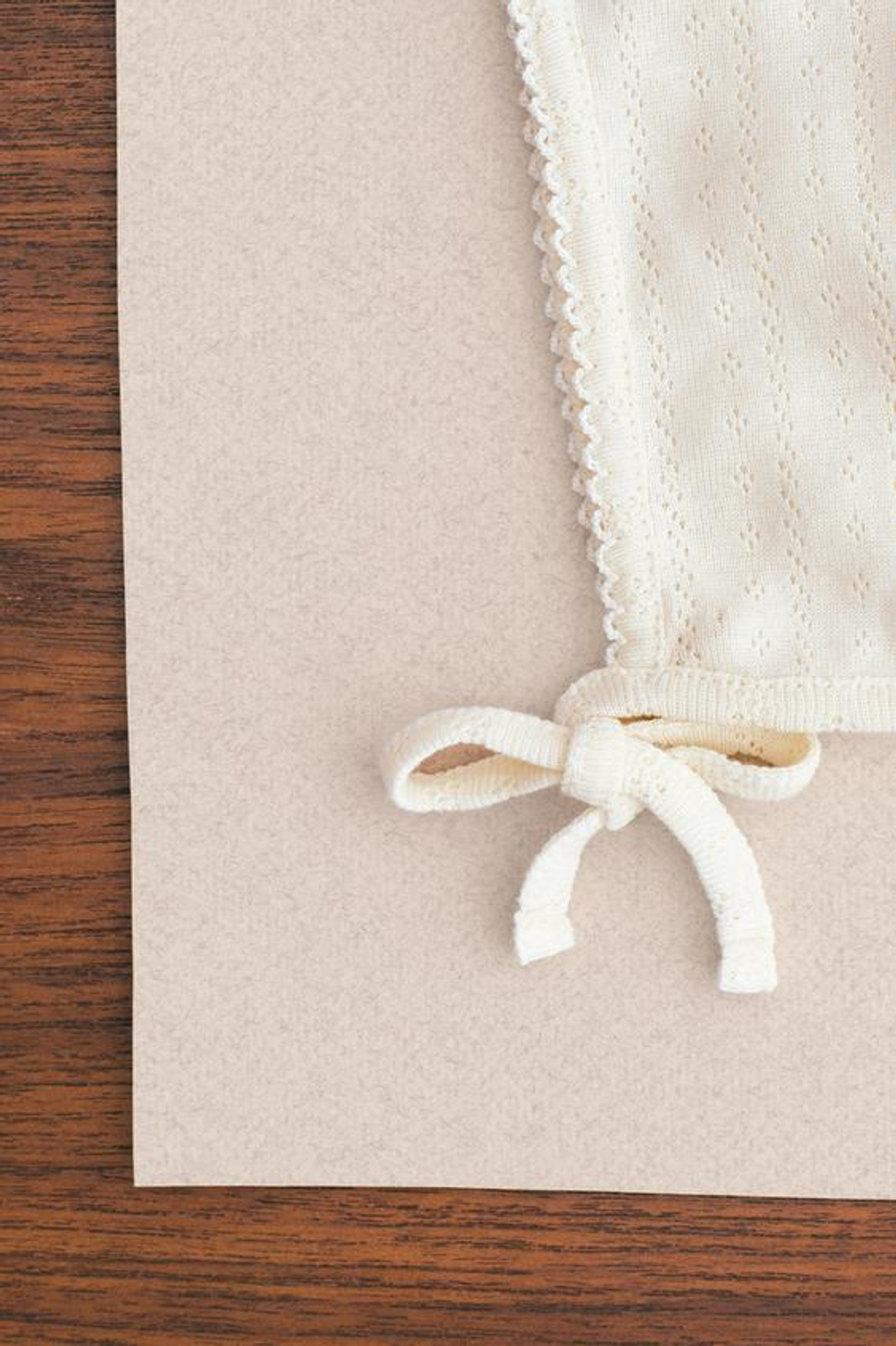 ZARA TIMELESS - ЧЕПЧИК ИЗ АЖУРНОГО ТРИКОТАЖА, ЭКРЮ