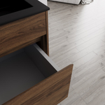 Тумба под раковину Vincea Chiara 600 подвесная, 1 выкатной ящик soft-close, C.Oak