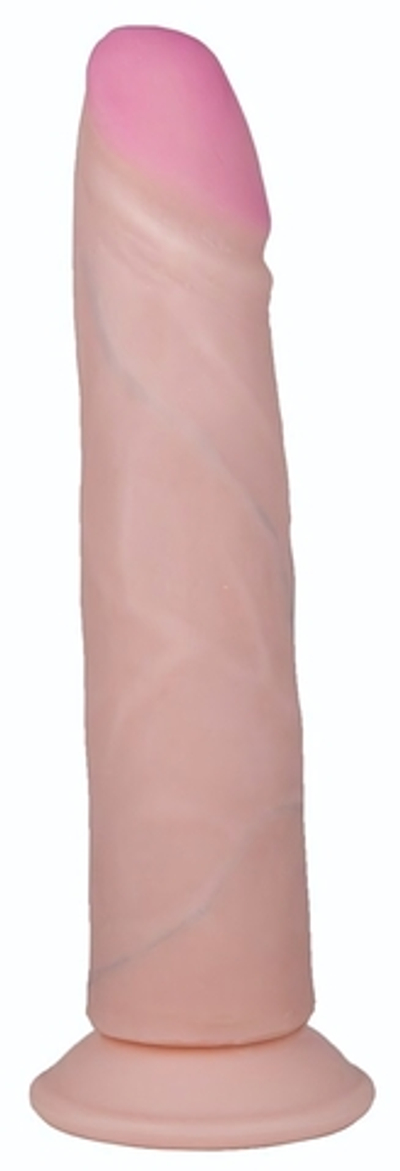 Фаллоимитатор HUMAN STYLE 7,7 без мошонки - 21 см. (Цвет: телесный)