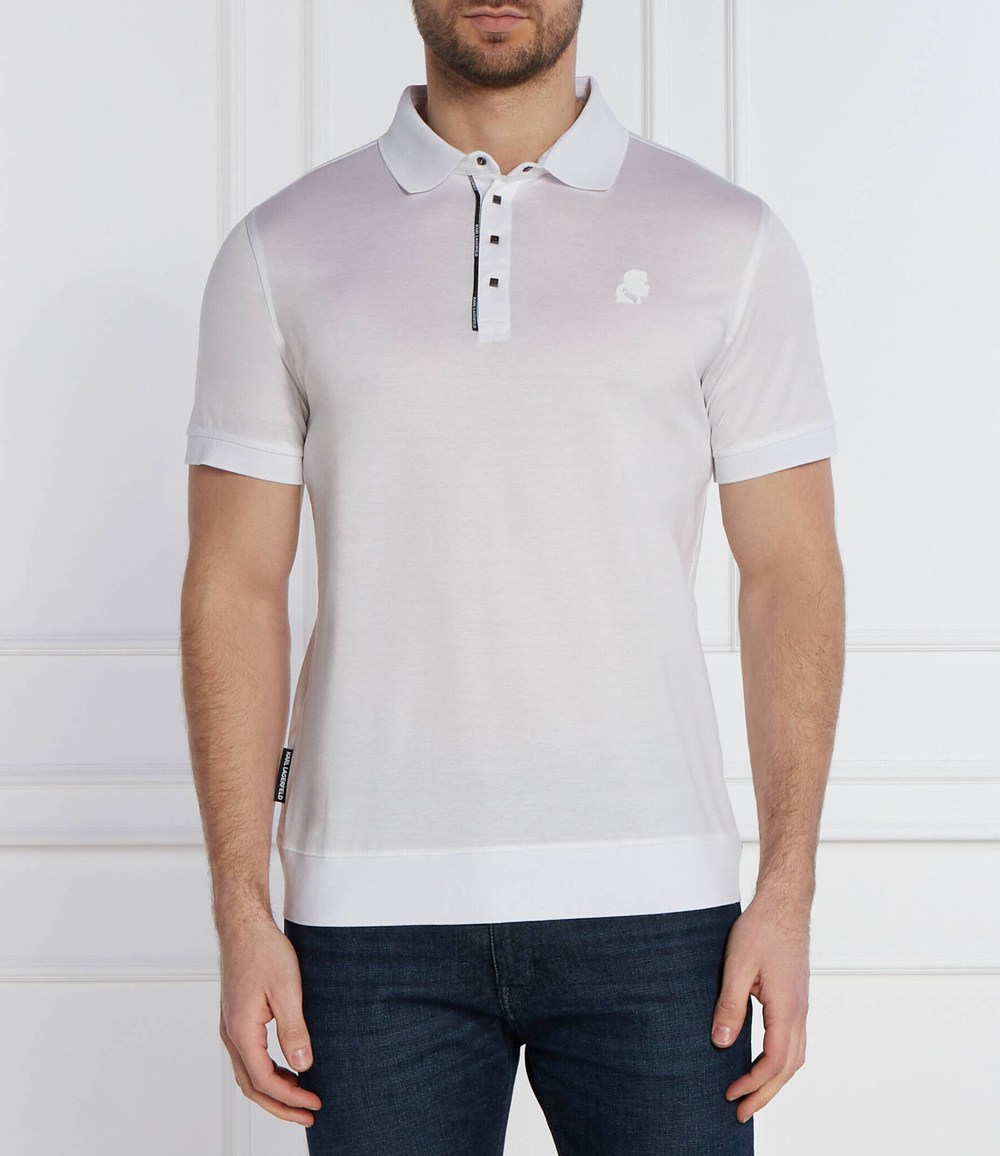 Поло Karl Lagerfeld - белый(745001 542200)