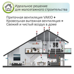 Умный приточный клапан VAKIO KIV SMART, серый