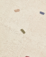 Epifania Ковер 100 % белый хлопок с разноцветными точками 90 x 150 см
