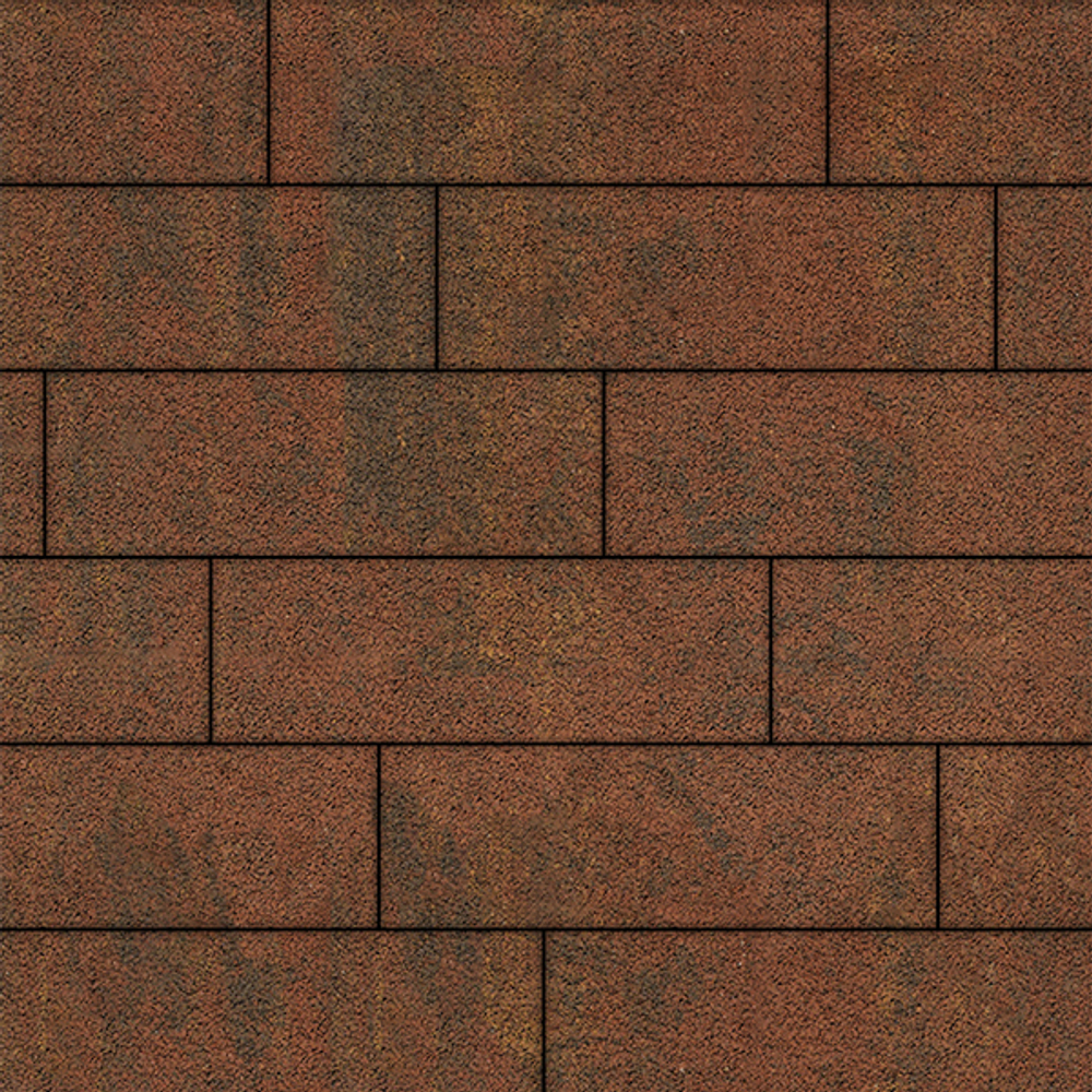 Тротуарная плитка ПРЯМОУГОЛЬНИК 750х250 мм - Листопад гранит Арабская ночь