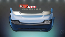Задний бампер для Ford Focus 2 2007-2009 в цвет