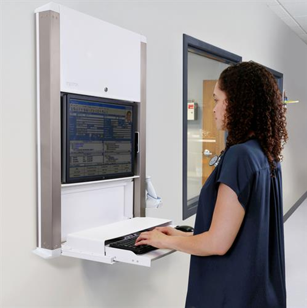 Настенное рабочее место Ergotron CareFit (61-367-030 / 61-367-060), Белый