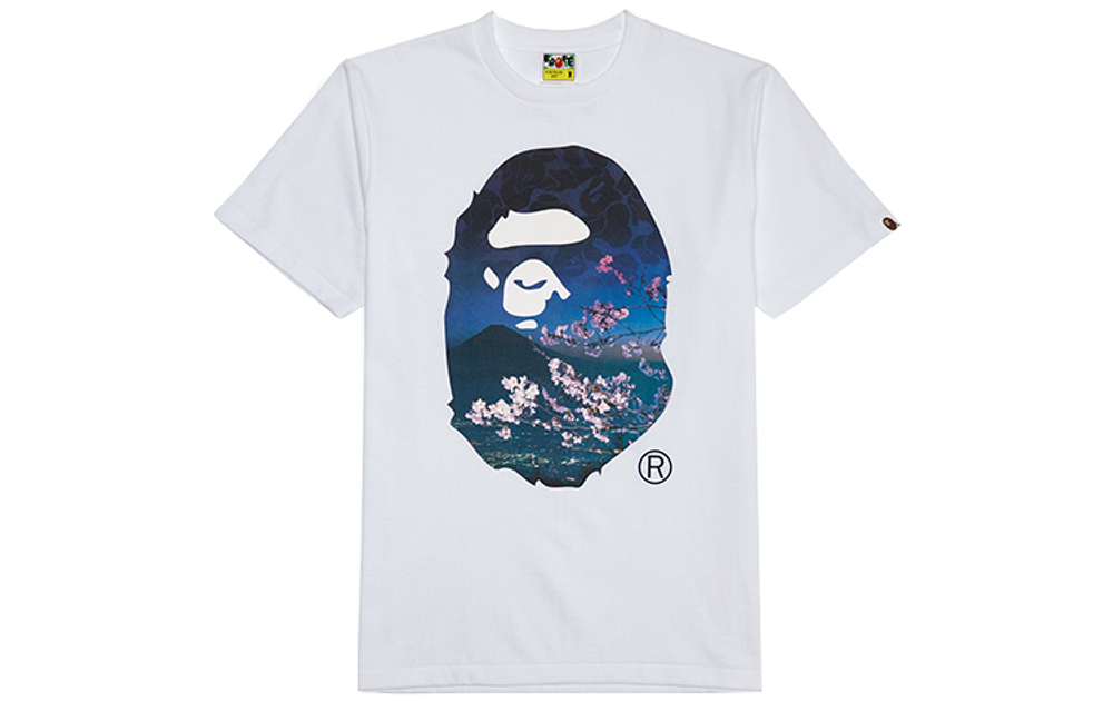 A Bathing Ape Bathing Ape Head Series Футболка белый