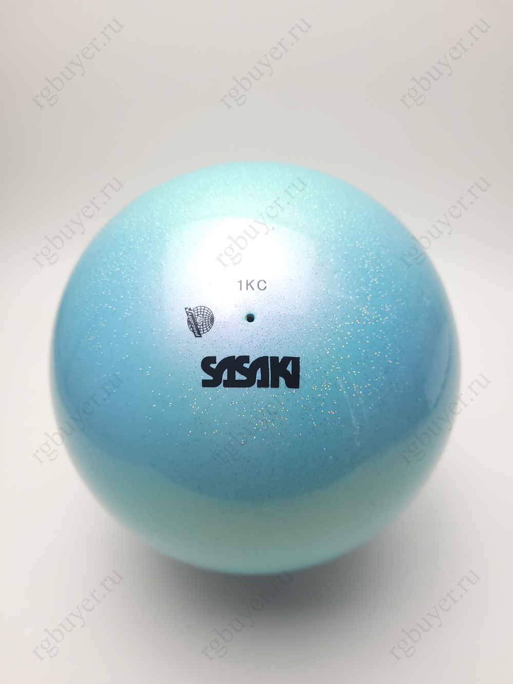 Мяч Sasaki 18,5 см серия "Аврора" Голубой LIBU (Light Blue)