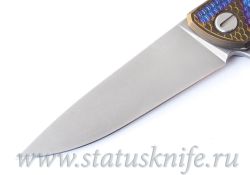 Нож Широгоров Флиппер 95 Горыныч Elmax Фиолетфотография - 4