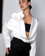 Блуза "На роскошном" в зефирном шелке