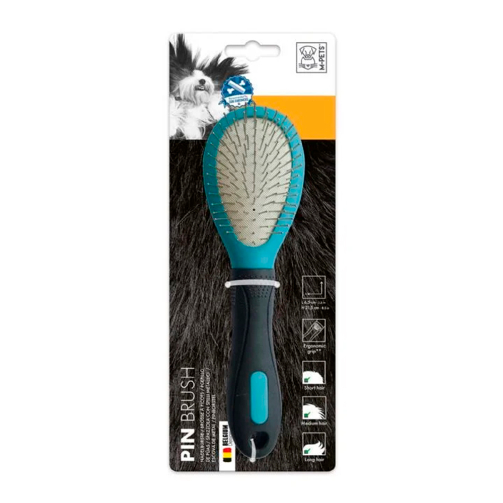 Расческа M-PETS "Pin Brush"массажная 6,5x21,5 см