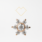 Flower bezel tops