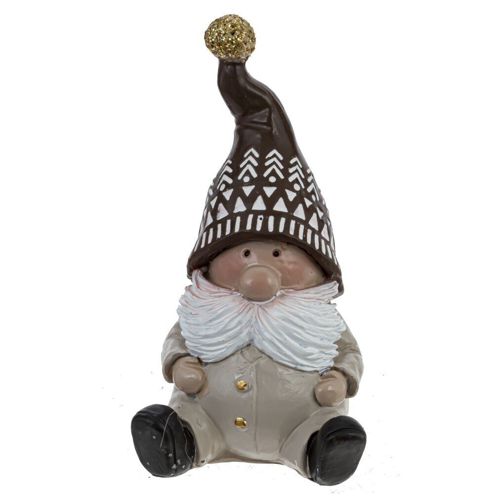 GAEM Фигурка декоративная "Гном", L6 W6 H10,5 см, 2в.