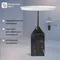 Столик кофейный Sustainable Collection, Ø38х53 см, серый, черный мрамор