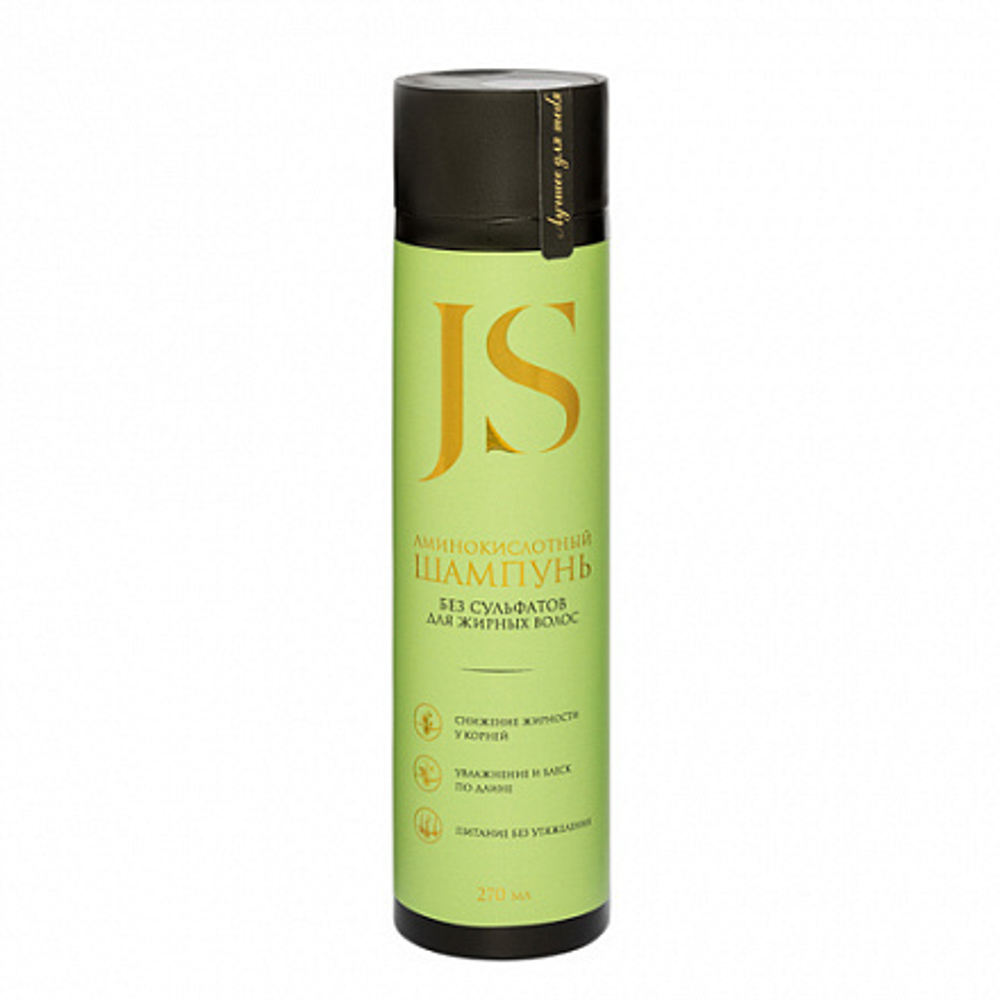 JS Аминокислотный шампунь без сульфатов для жирных волос, 270 мл, Jurasssic Spa