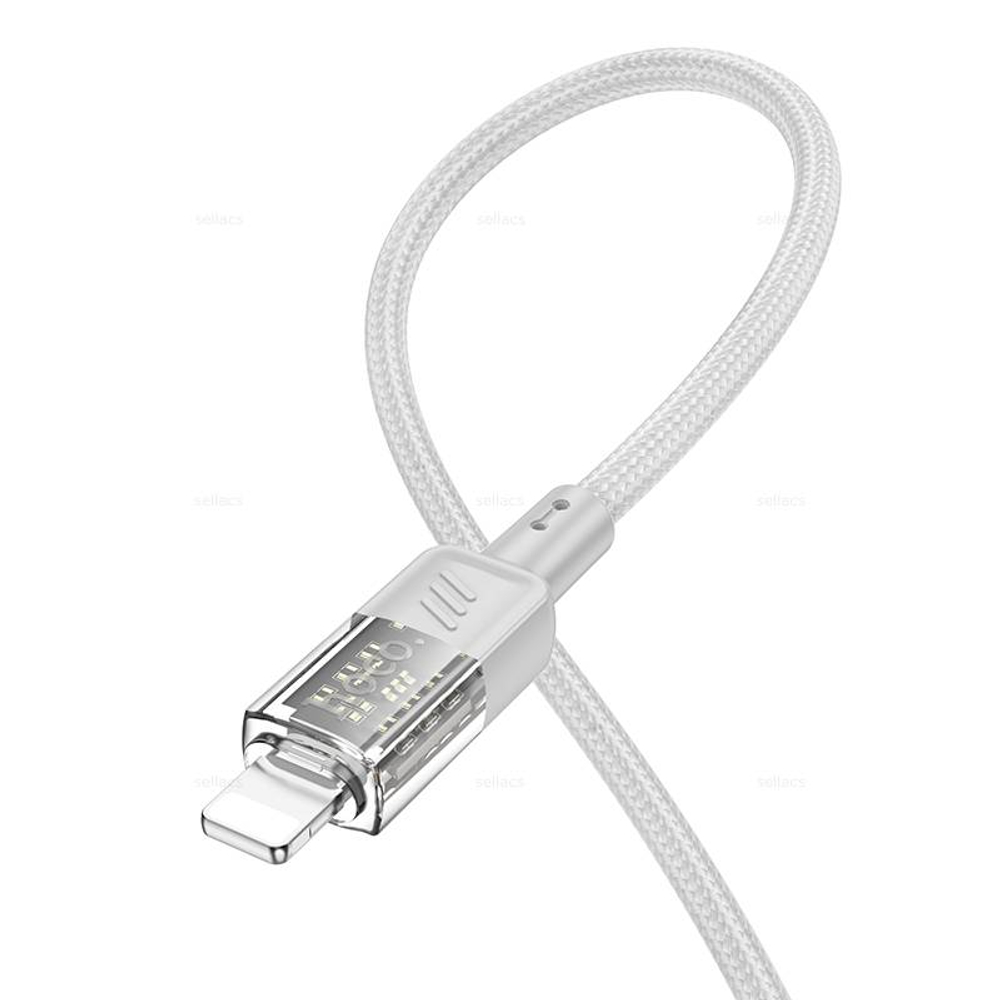 Кабель USB на Lightning Hoco U129 (grey)