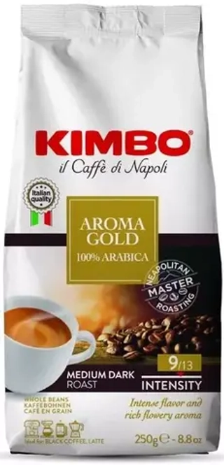 Кофе в зернах Kimbo Aroma Gold Arabica, 250 г