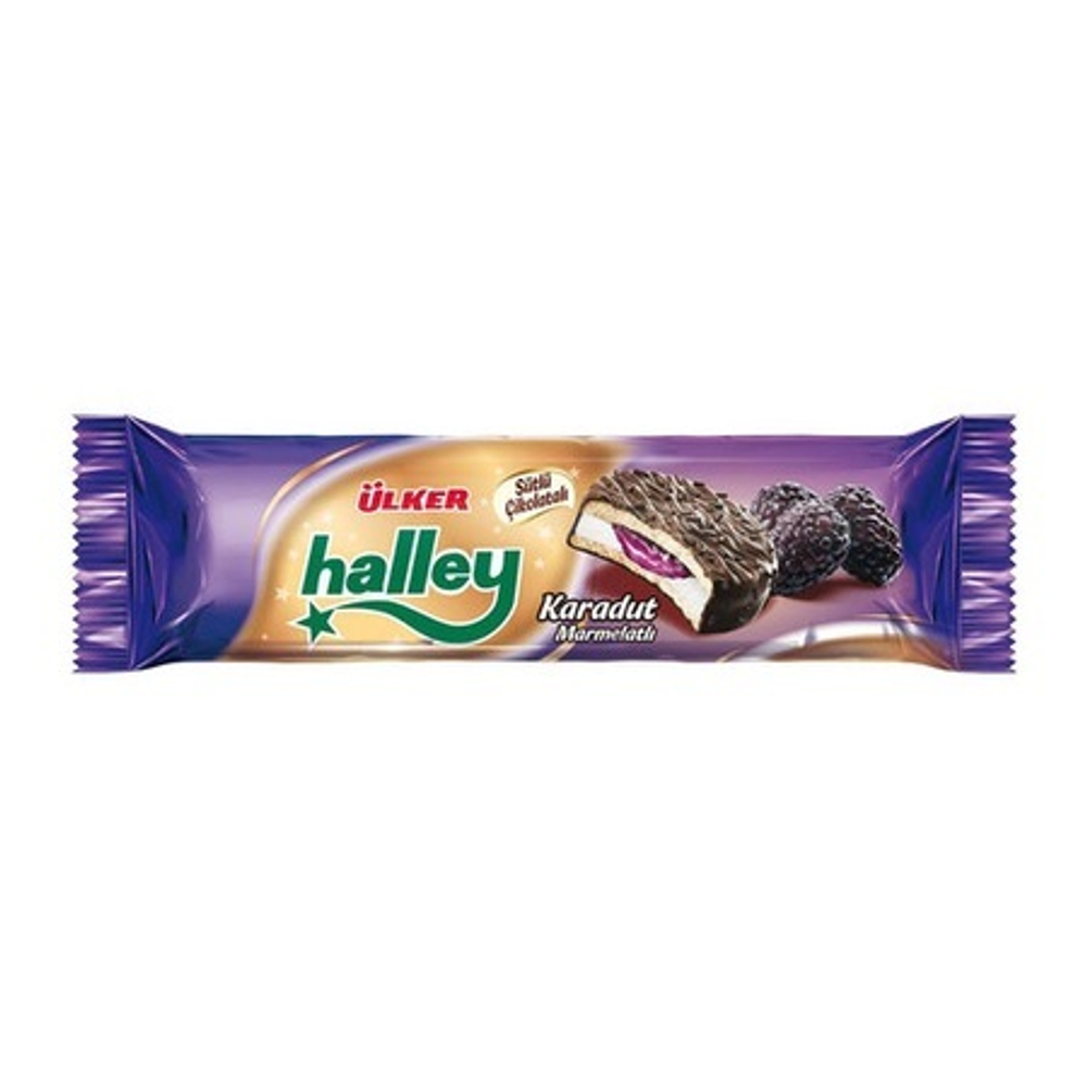Печенье Halley с ежевичным джемом 74 гр