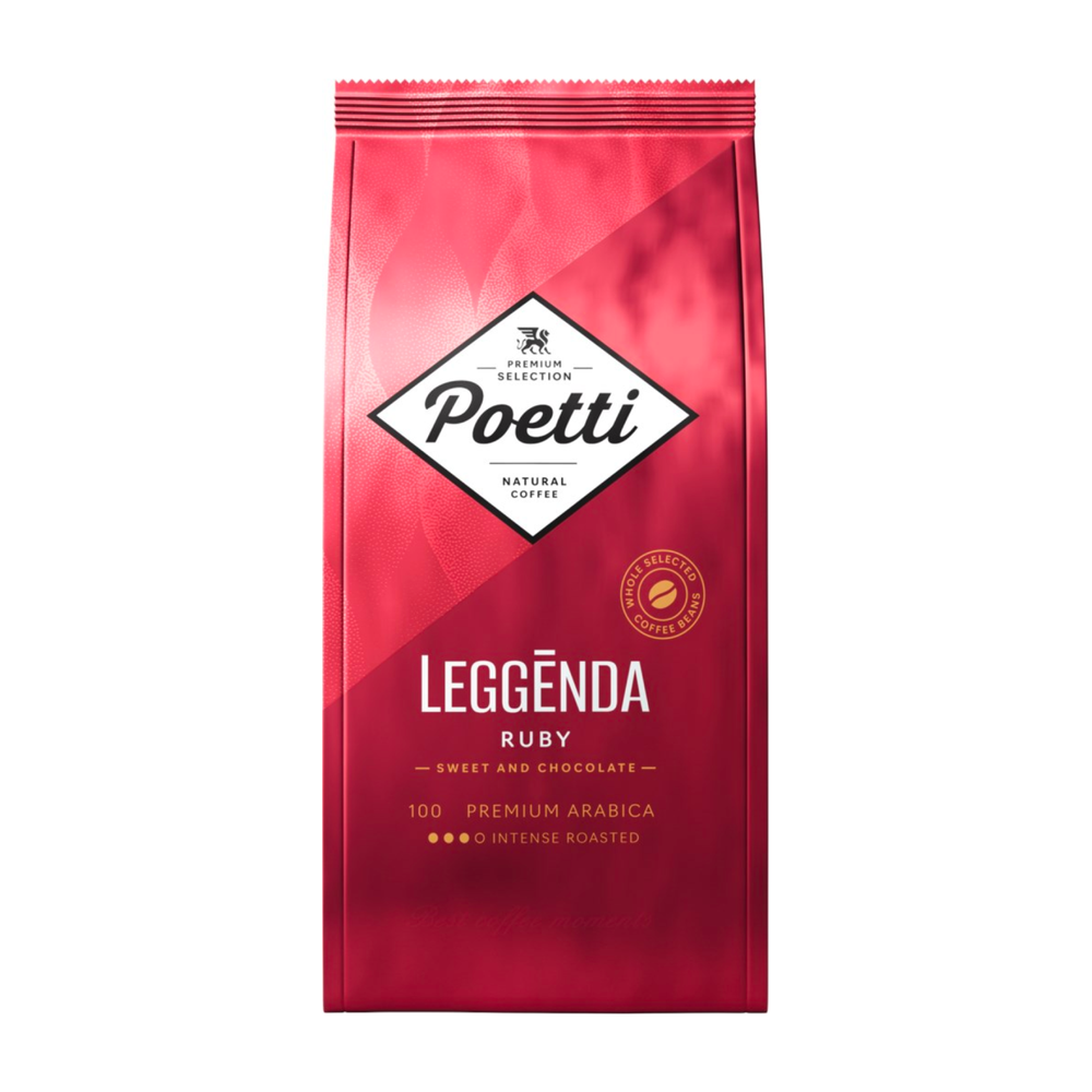 Кофе в зернах Poetti Leggenda Ruby, 1 кг