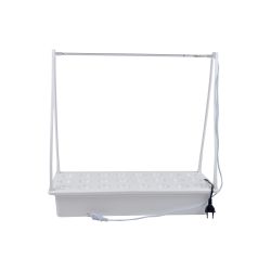 ULT-P44N-10W-SPLE IP65 AQUA WHITE Набор для гидропоники Минисад AQUA. светильник для растений светодиодный с подставкой и компрессором. Спектр для фотосинтеза. Белый. TM ФитоЛето