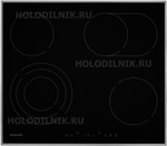 Электрическая варочная панель Hotpoint HR 6T7 X S черный