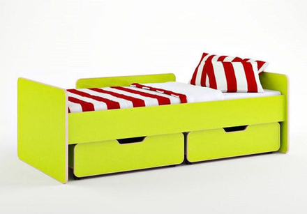 Кровать детская КарИВи Л-14.1 Лайм