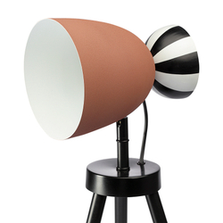 Светильник настольный Anniken, 20х58 см, черный/белый/терракотовый