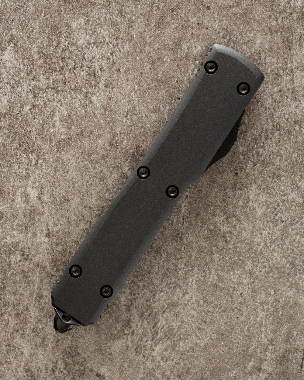 Автоматический складной нож SteelBro Ultratech T/E Black Tanto VG-10 Cryo 123-1 (черный-черный) фронталка/выкидуха