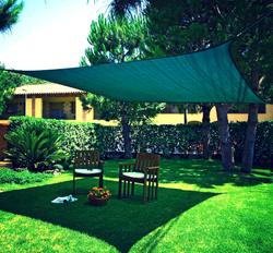 Сетка для затенения  80 грамм  PRIVAL  для теплиц, навесов, заборов, размер 4 х 6 м, затенение 80%, крепеж в комплекте.