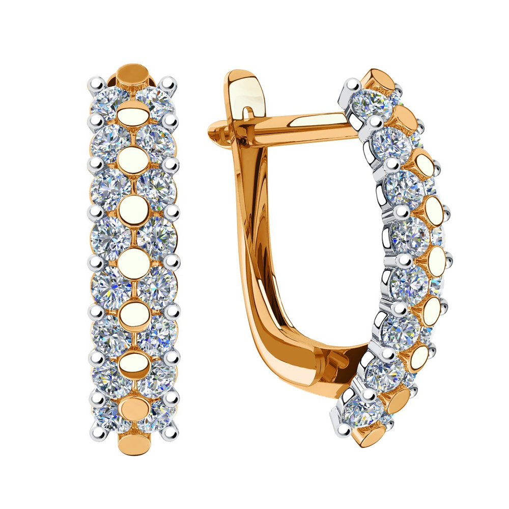 Серьги из золота 585 пробы
