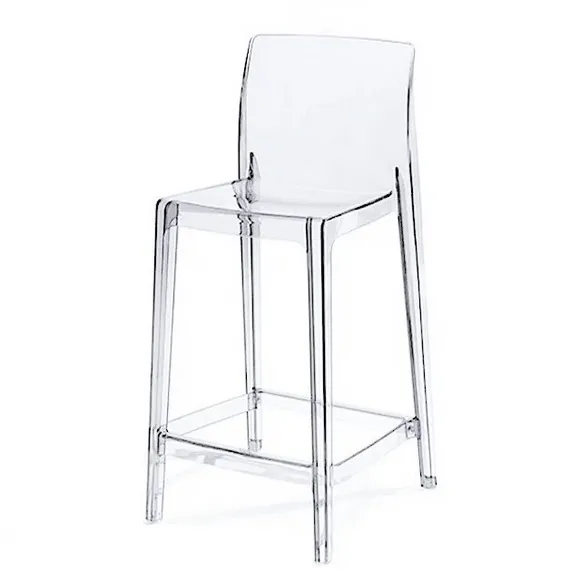 Полубарный стул Ghost прозрачный