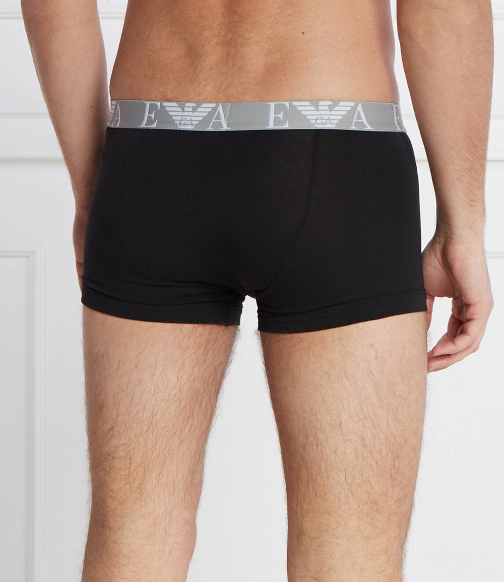 Трусики-боксеры 3шт. Emporio Armani - черный(111357 4R715)