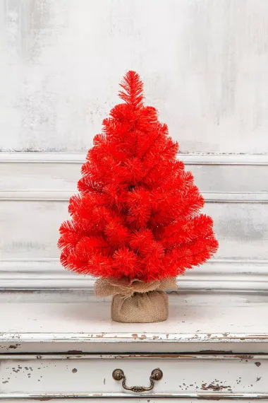 Искусственная елка Огненная 45 см., мягкая хвоя ПВХ, ЕлкиТорг (49045)