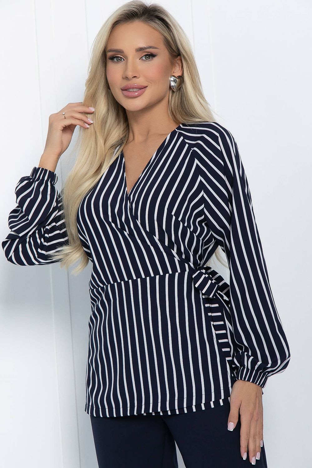 Блуза Совершенство линий (синяя) Б11451 LT Collection