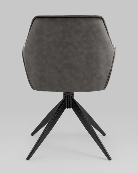 Стул Alba серый спинка экокожа