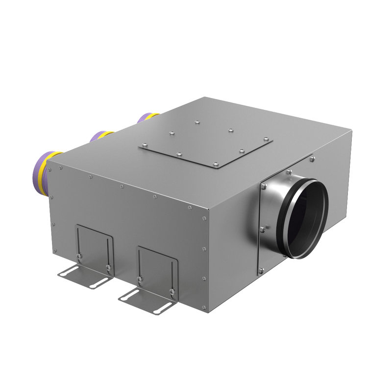 Присоединительная коробка KVN 160/90×6 на 6 выходов, узкая