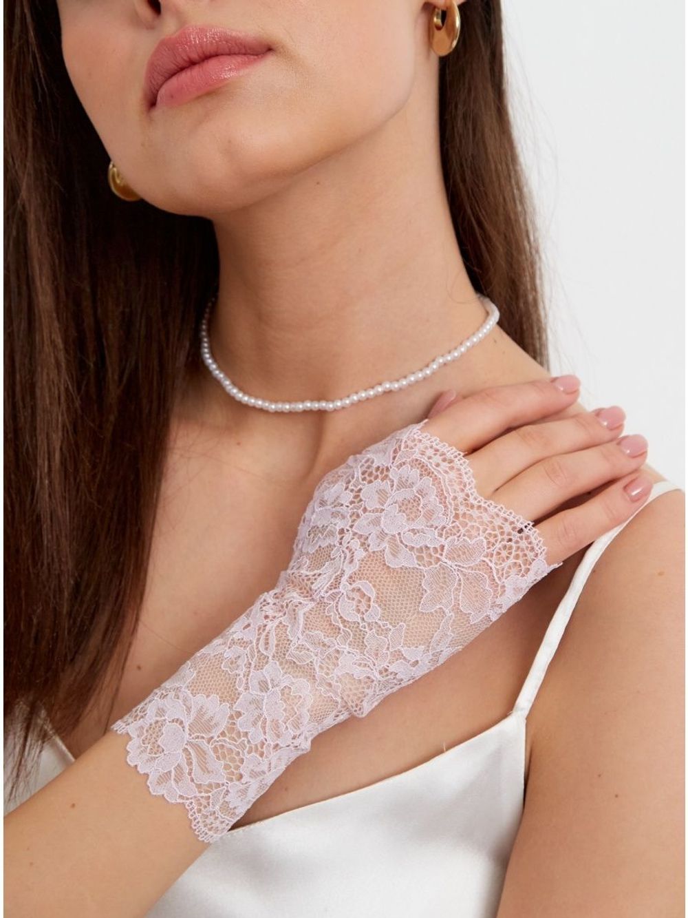 Митенки кружевные