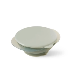 Тарелка Happy Baby на присоске с крышкой 15002 зеленый