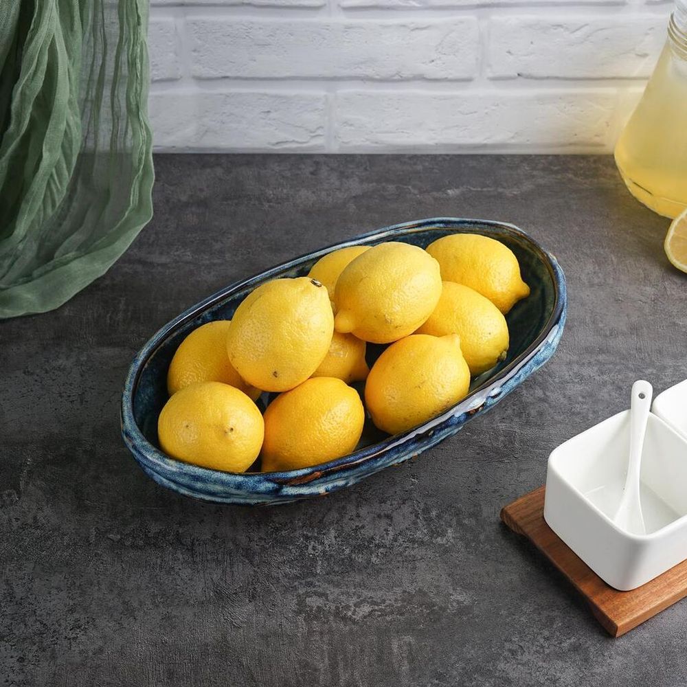 Блюдо овальное 35*20,5 см h6 см 2 л   Style Buffet P.L. [1]