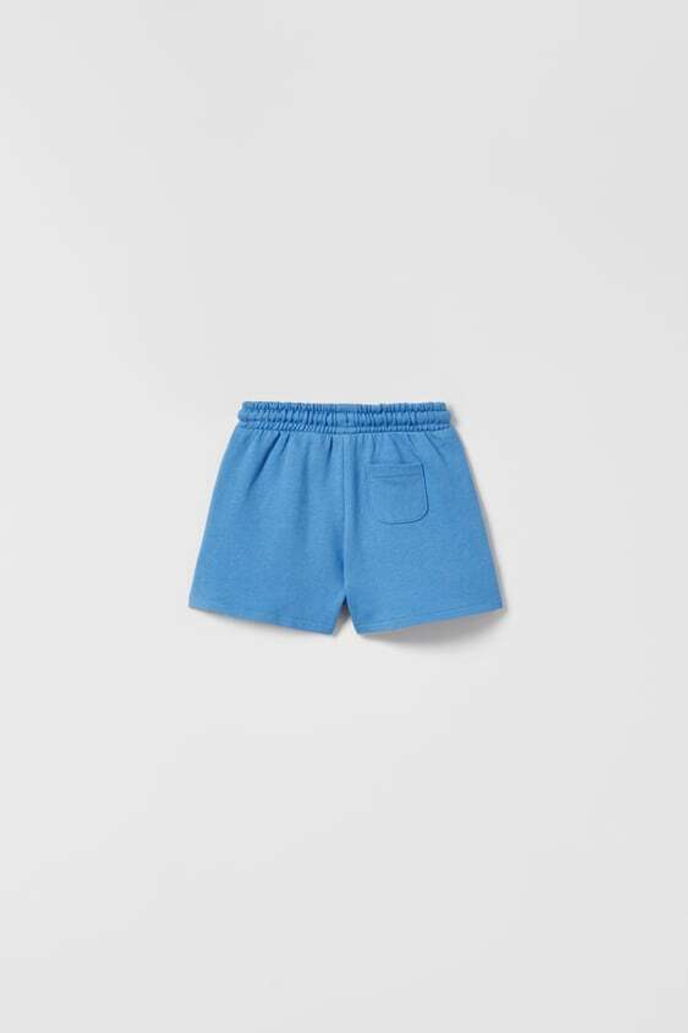 ZARA ШОРТЫ ИЗ МЯГКОЙ ТКАНИ, СИНИЙ