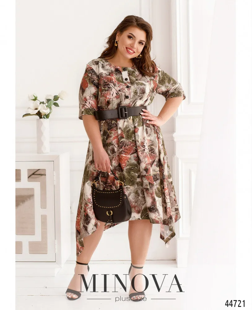 Платье 187-хаки Minova