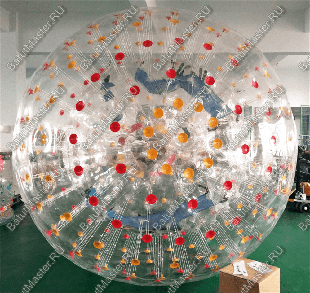 Зорб ТПУ "Улей", усиленные сиденья, диаметр 3 м