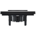 FORTE&PIANO Розетка 2-местная без заземления с защитными шторками безвинтовое крепление 10А FP225M металл белый IEK