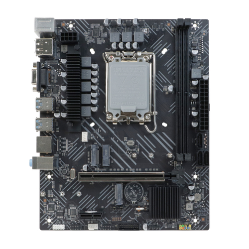 Материнская плата BaseTech B760M-K D5, Socket1700, mATX, Retail, 2xDDR5, PCIe5.0, 2xM.2, GLAN, M.2 WiFi, 2xPS/2, 2xUSB2, 6xUSB3, VGA, HDMI, DP (BT-B760M-K-D5)