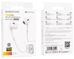 Наушники Type-C разъём с МК длина 1.2м Borofone B30 Max (White)