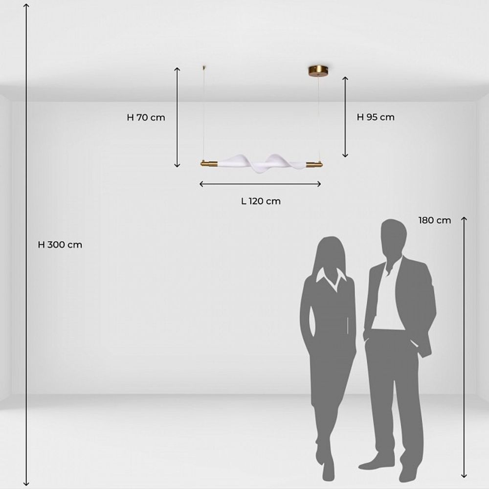 Подвесной светильник De City Мадлен 7 424016801
