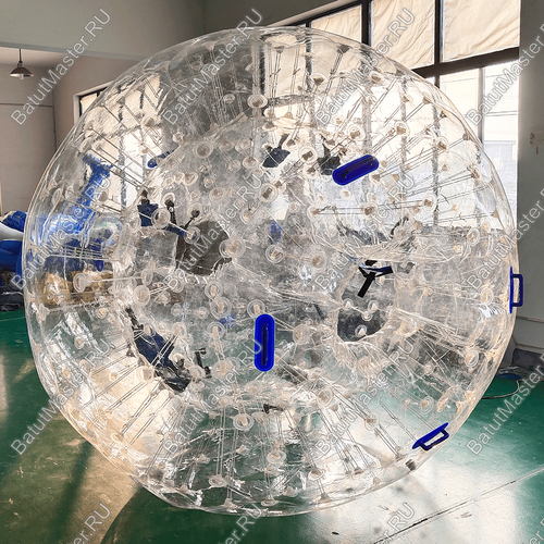 Водный зорб ТПУ "Прозрачный", диаметр 2.5 м