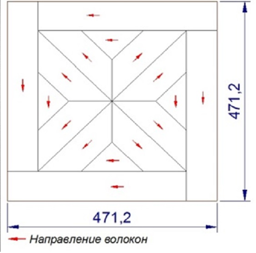 Модульный паркет Lab Arte №6-70 Дуб рустик