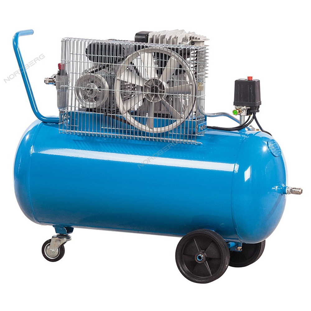 NORDBERG (NC100/360_220) Компрессор поршневой с ременным приводом, объем 100 л