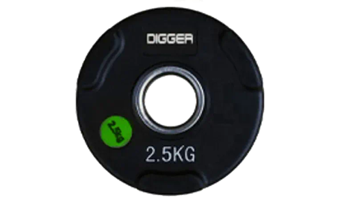 Диск олимпийский обрезиненный 3-х хватовый 2,5кг Hasttings Digger HD51C1C-2,5