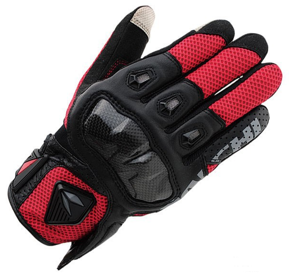 мотоперчатки Taichi RST411 чёрно-красные XL